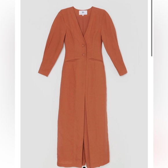 The Bright Side by Rocky Barnes Nomad Sierra Jumpsuit in Sierra Rust Size XS - Picture 2 of 7